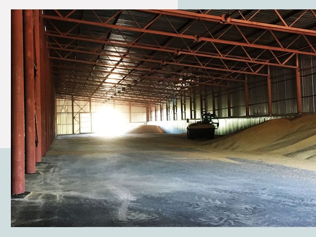 Строительство зернохранилищ в Крымске