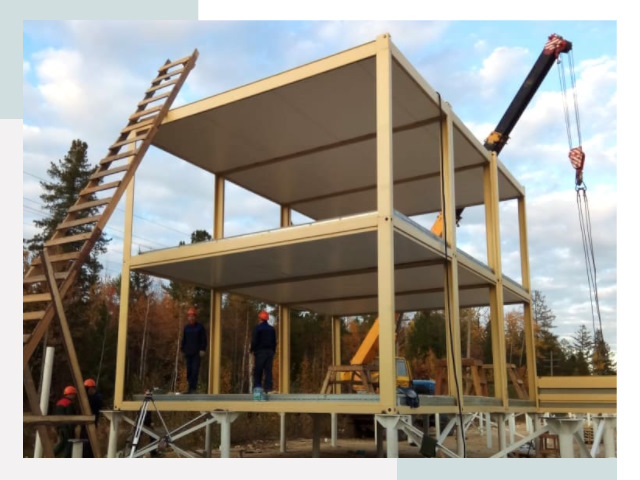 Строительство модульных здания Крымск