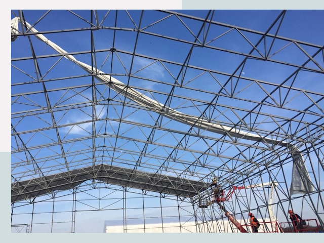 Шатровые ангары от 622 руб. в Крымске и Краснодарском крае