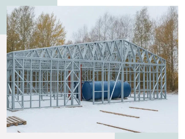 Металлические ангары в Крымске